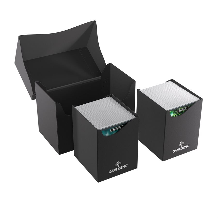 Deck Box: Double Deck Holder 200+XL  Black - Trinity Hobby
