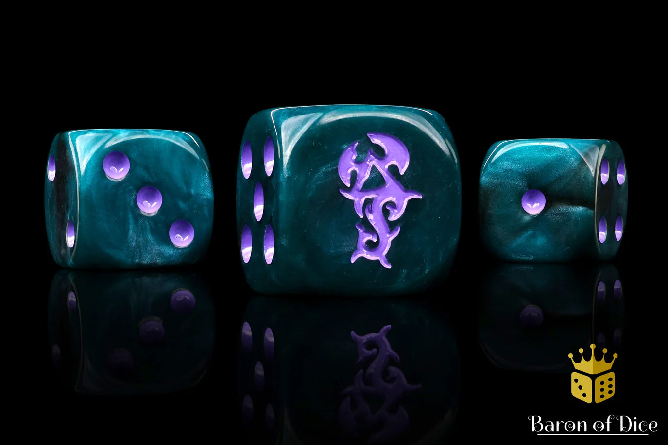 [Pre-Order] Baron of Dice - (ROUND EDGE) Dreaded Ones [25 CT] - Trinity Hobby