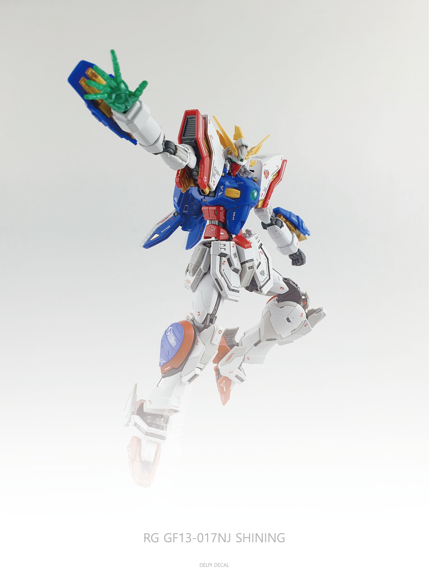 Delpi Decals 	RG SHINING GUNDAM WATER DECAL - Trinity Hobby