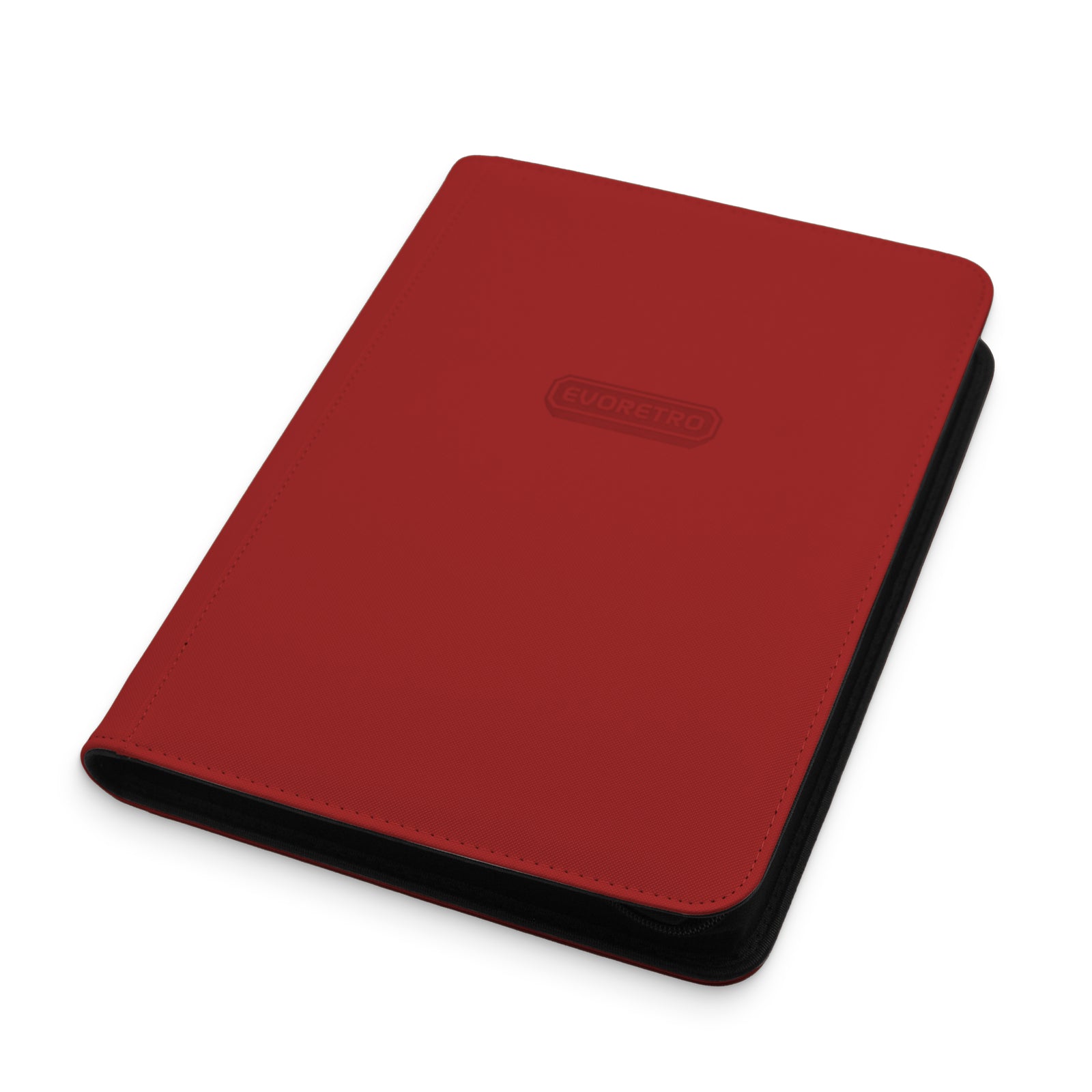 EVORETRO 9-Pocket Zip-Up Trading Card Binder for 360 cards - Red - Trinity Hobby