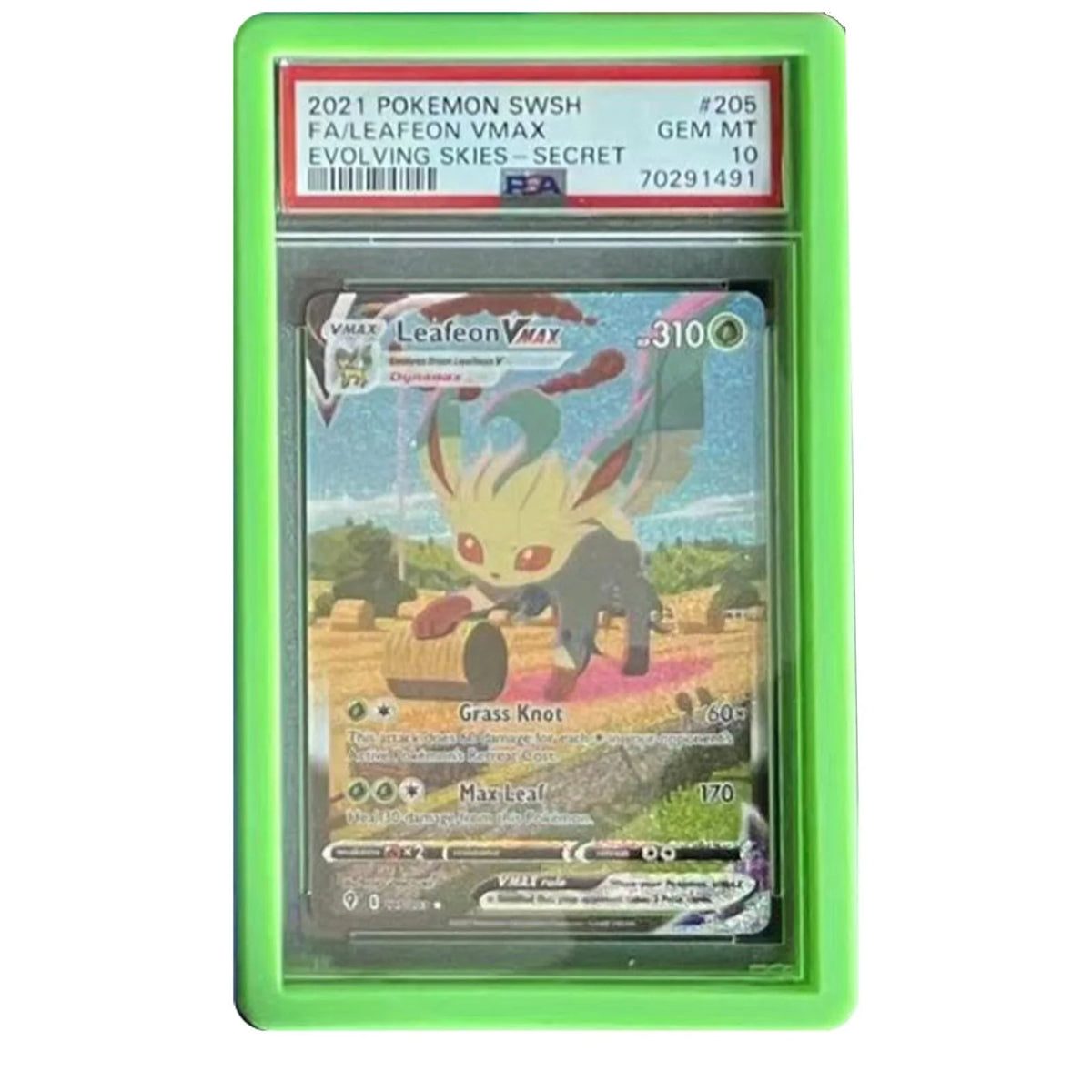 Bumper Graded slab Protector for PSA (Mint Light Green)