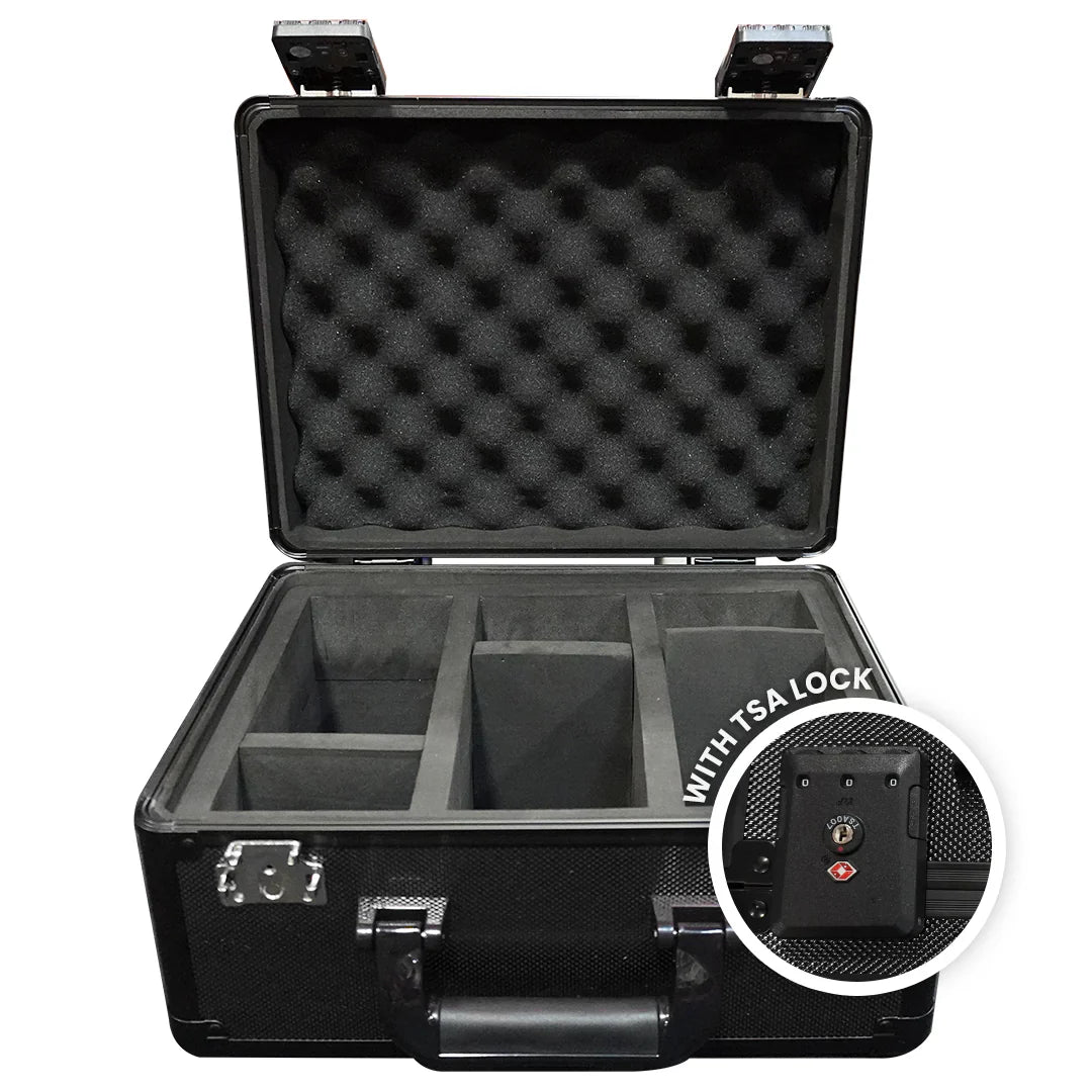 EVORETRO Aluminum Graded Card Storage Box, TSA Lock - Trinity Hobby
