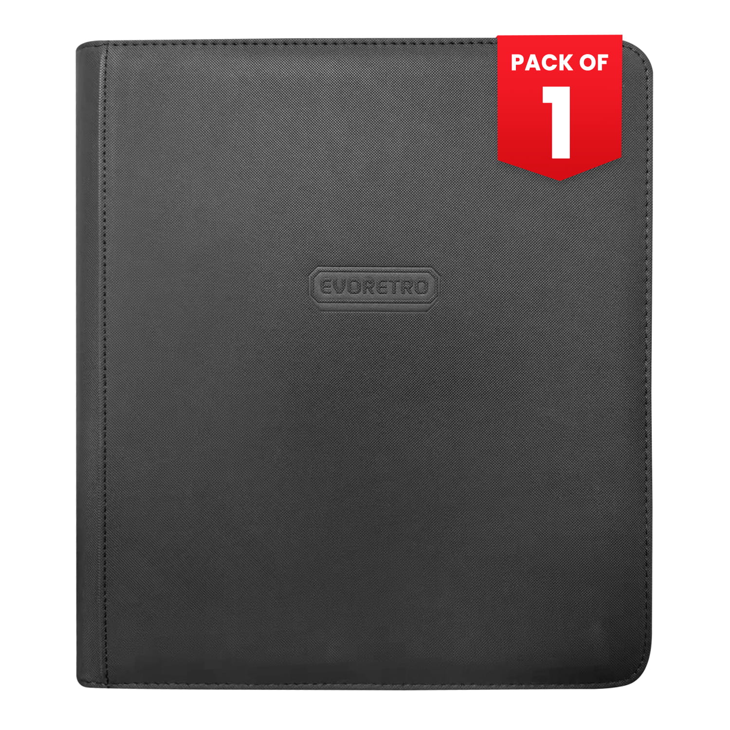 EVORETRO 4x3 Binder with Zipper fits 528 cards, Black - Trinity Hobby