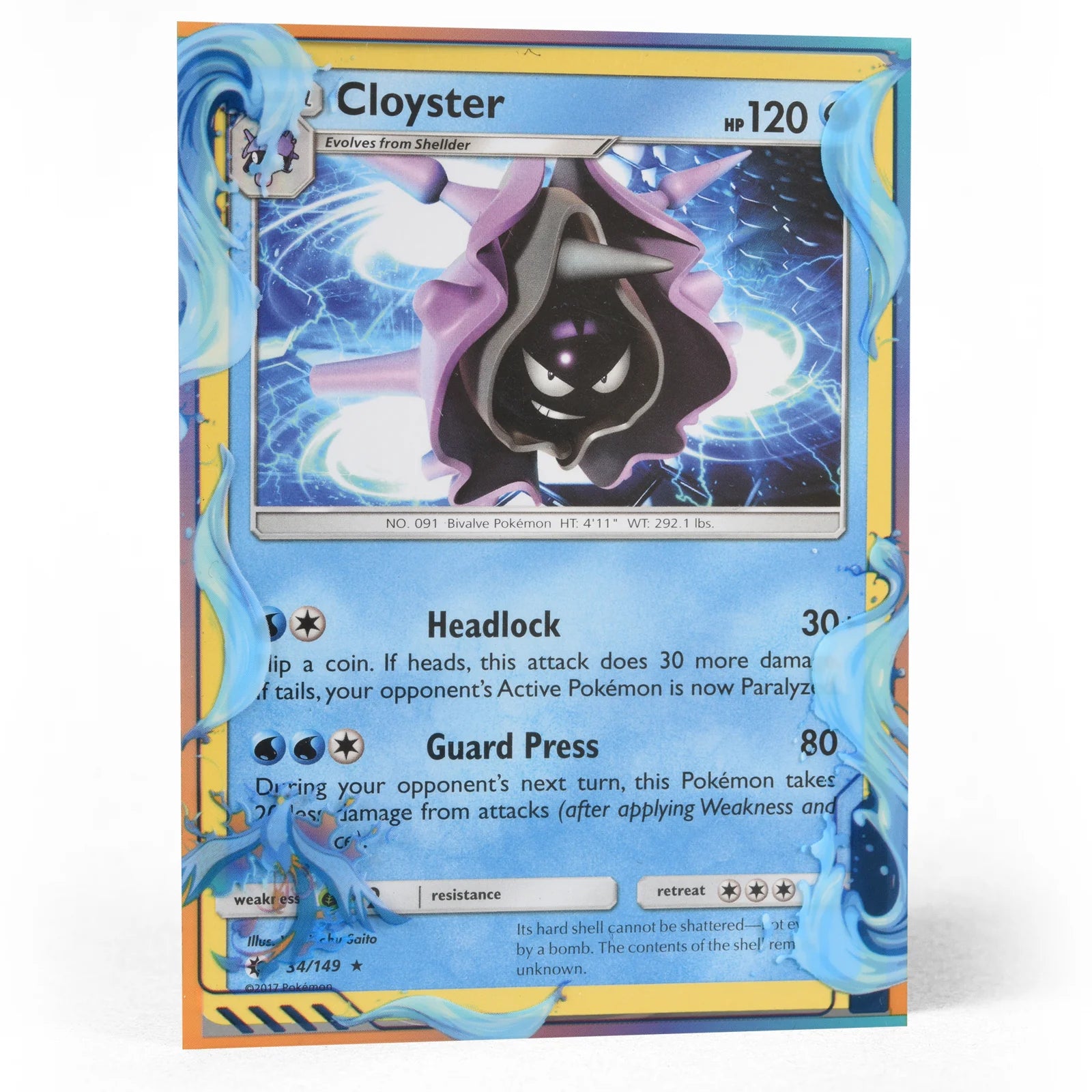 EVORETRO: 60x Printed TCG Card Sleeves – 60-Pack Themed Designs for Pokémon, Magic & More - Arcane Blue (Water - 1) Standard - Trinity Hobby