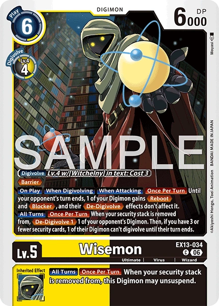 Wisemon (EX13-034) - [Chivalrous XIII]