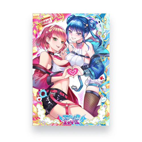 Manamoon Evil Devil Twins Sleeves (70ct JP Size) (Limit 1 Per Person) - Trinity Hobby