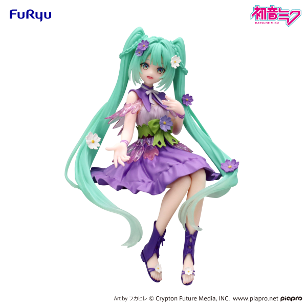 Hatsune Miku Noodle Stopper Figure -Flower Fairy Cosmos Purple Color ver.- - Trinity Hobby