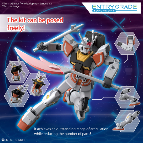 BANDAI ENTRY GRADE 1/144 LAH GUNDAM - Trinity Hobby