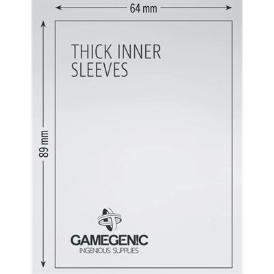 Sleeves: Gamegenic Thick Inner Sleeves (50) - Trinity Hobby
