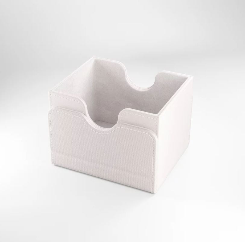 Deck Box: Sidekick XL White (100ct) - Trinity Hobby