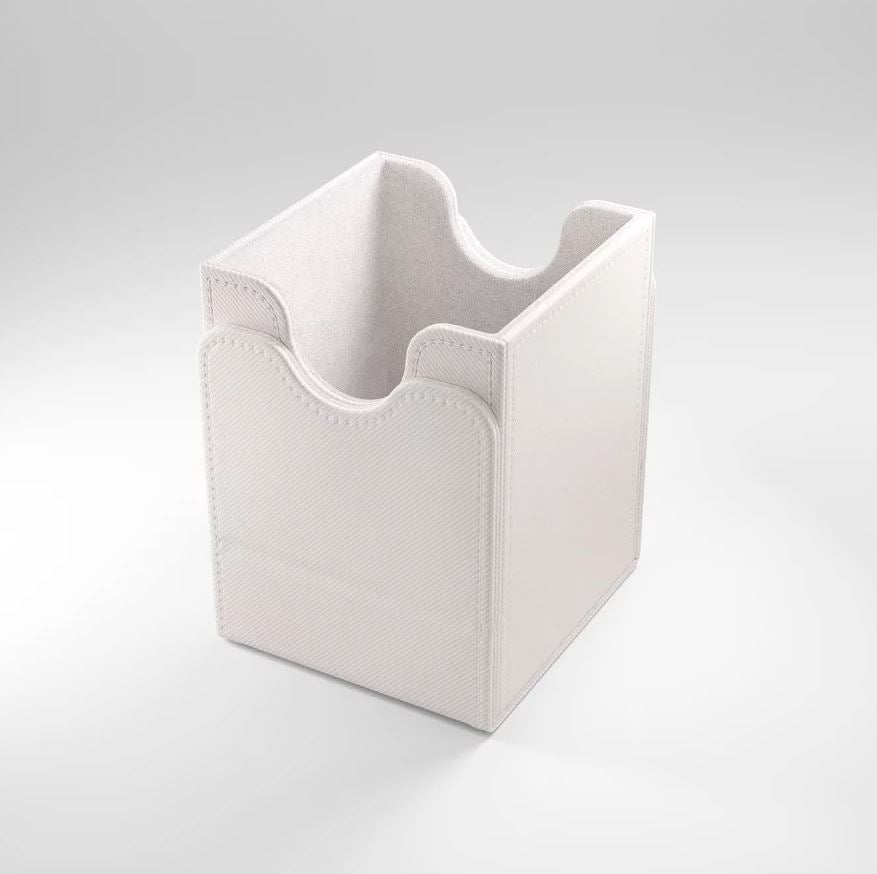 Deck Box: Squire XL White (100ct) - Trinity Hobby