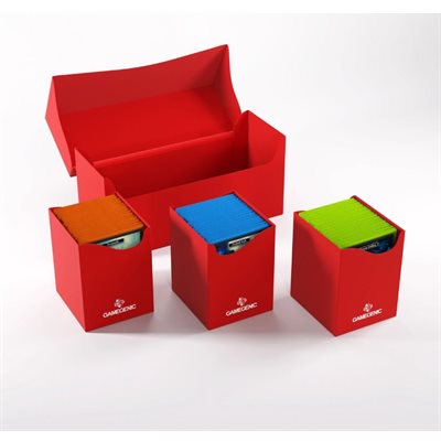 Deck Box: Triple Deck Holder 300+XL Red - Trinity Hobby