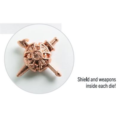 Embraced Series: Shield & Weapons: RPG  Dice Set (7pcs) - Trinity Hobby