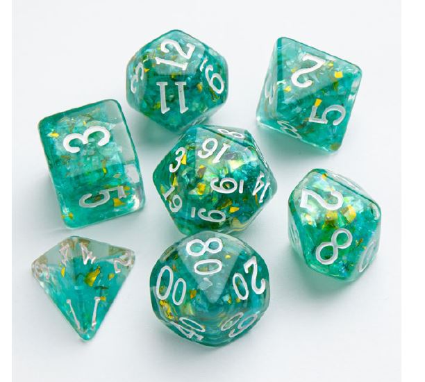 Candy-like Series: Mint: RPG Dice Set  (7pcs) - Trinity Hobby