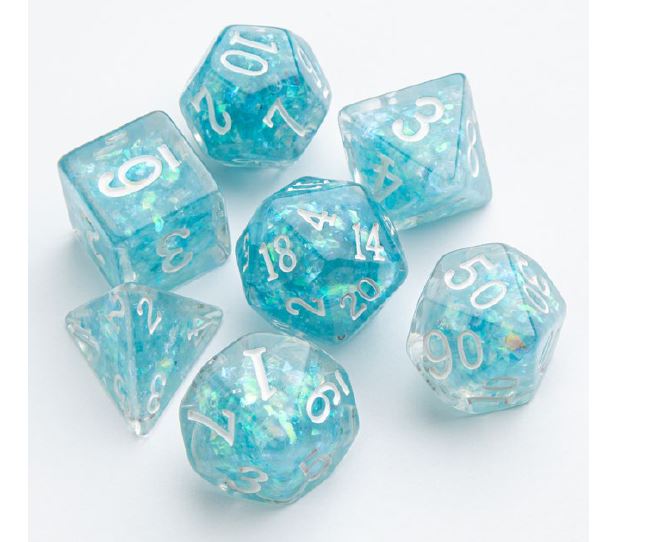 Candy-like Series: Blueberry: RPG Dice  Set (7pcs) - Trinity Hobby