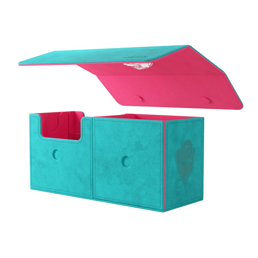 Deck Box: The Academic 133+ XL Teal/Pink - Trinity Hobby