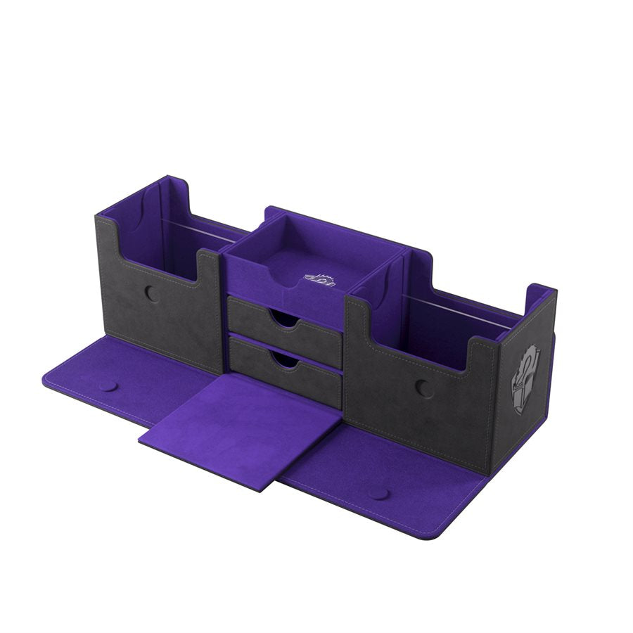 Deck Box: The Academic 266+ XL Black/Purple - Trinity Hobby