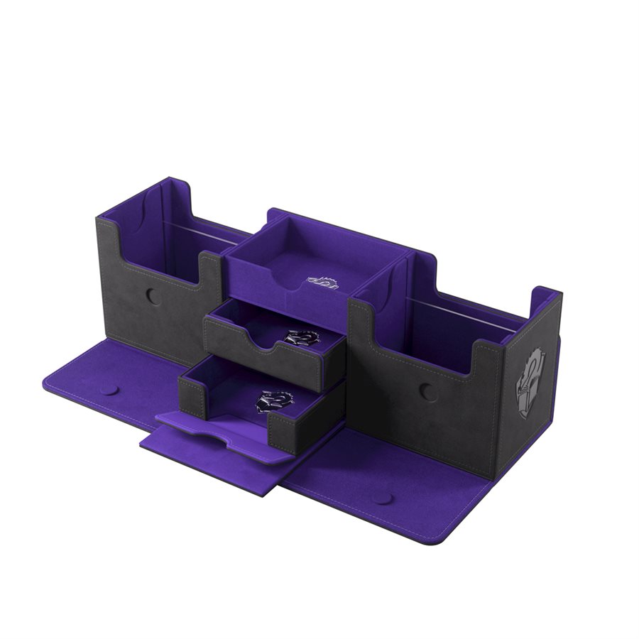 Deck Box: The Academic 266+ XL Black/Purple - Trinity Hobby