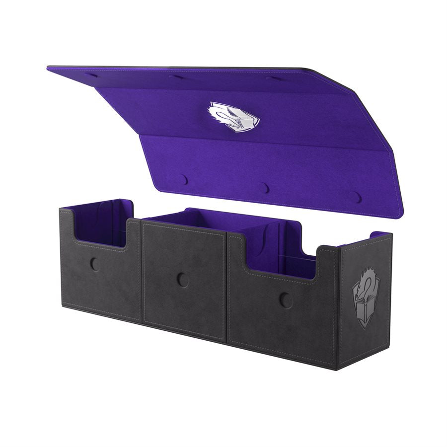 Deck Box: The Academic 266+ XL Black/Purple - Trinity Hobby