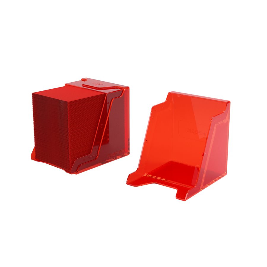 Deck Box: Bastion XL Red (100ct) - Trinity Hobby