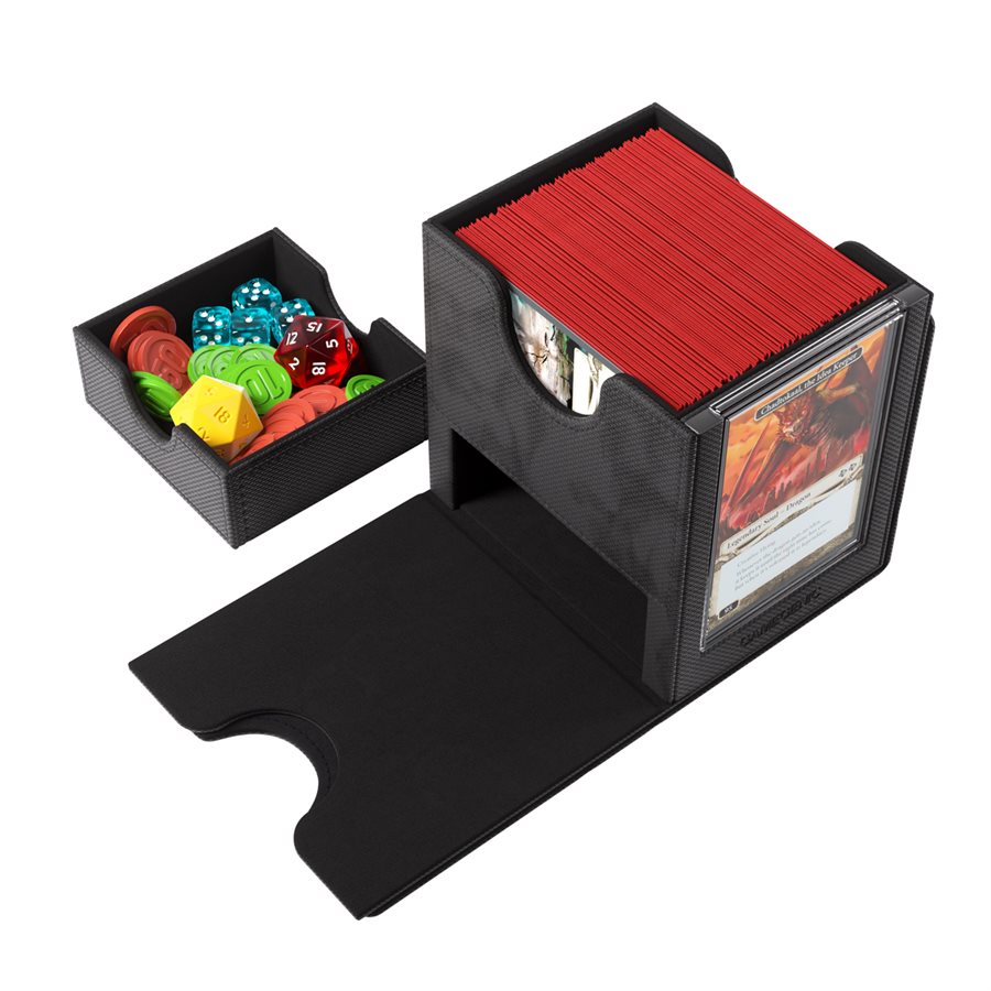 Deck Box: Sidekick Pro XL: Black (100 ct) - Trinity Hobby