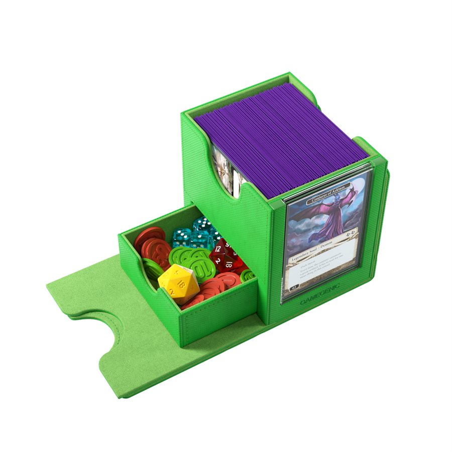 Deck Box: Sidekick Pro XL Green (100ct) - Trinity Hobby