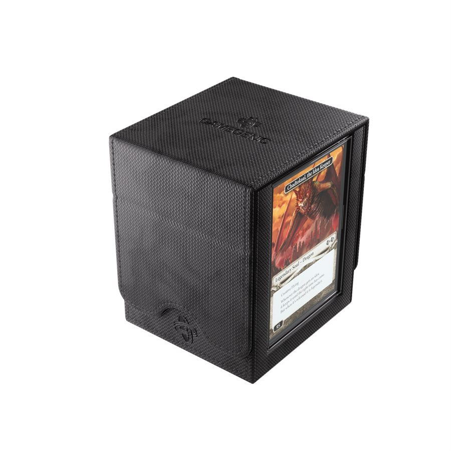 Deck Box: Squire Plus XL: Black (100 ct) - Trinity Hobby