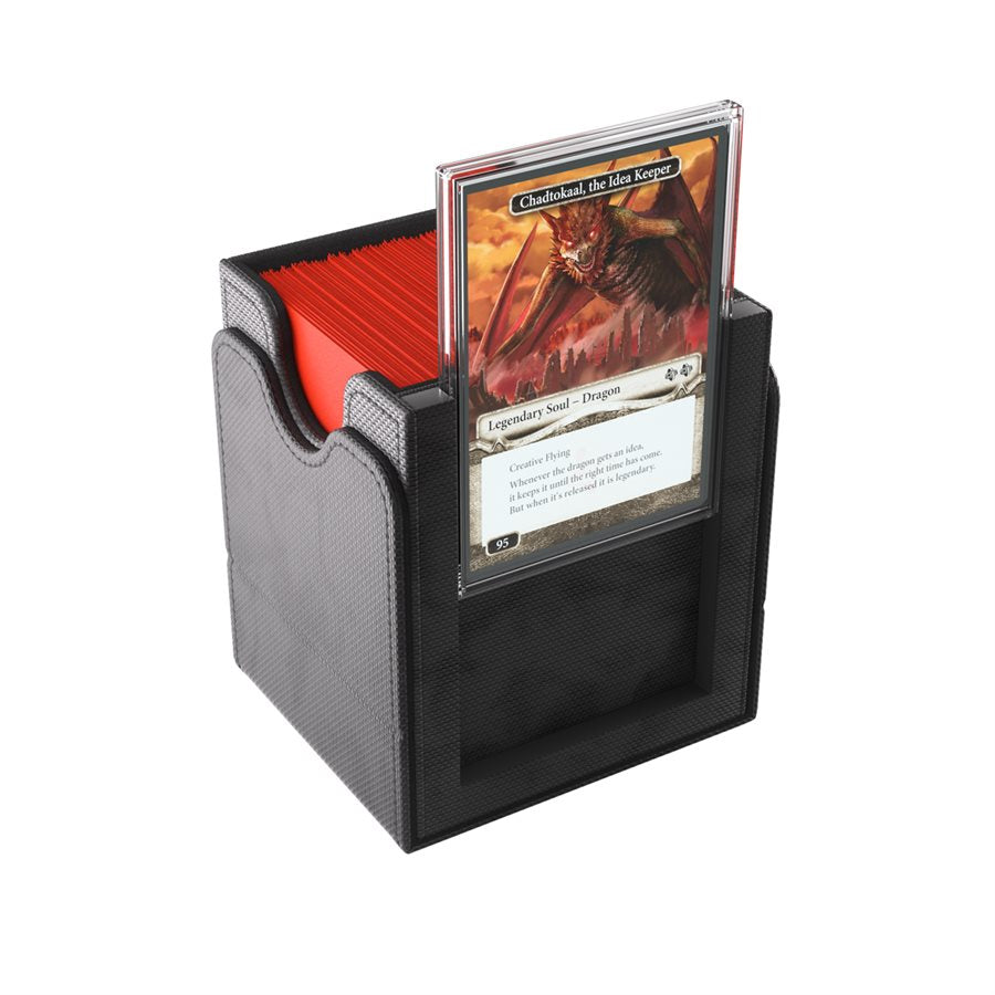 Deck Box: Squire Plus XL: Black (100 ct) - Trinity Hobby