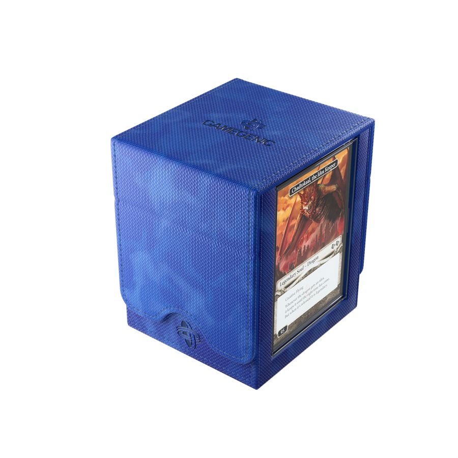 Deck Box: Squire Plus XL: Blue (100 ct) - Trinity Hobby