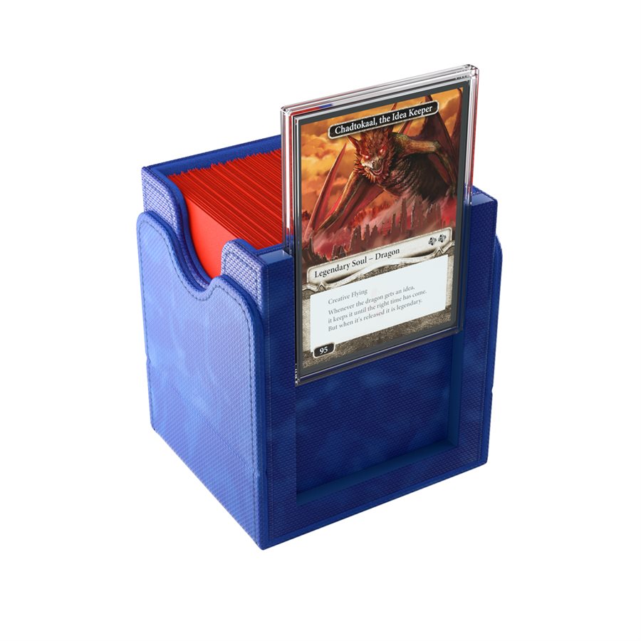 Deck Box: Squire Plus XL: Blue (100 ct) - Trinity Hobby