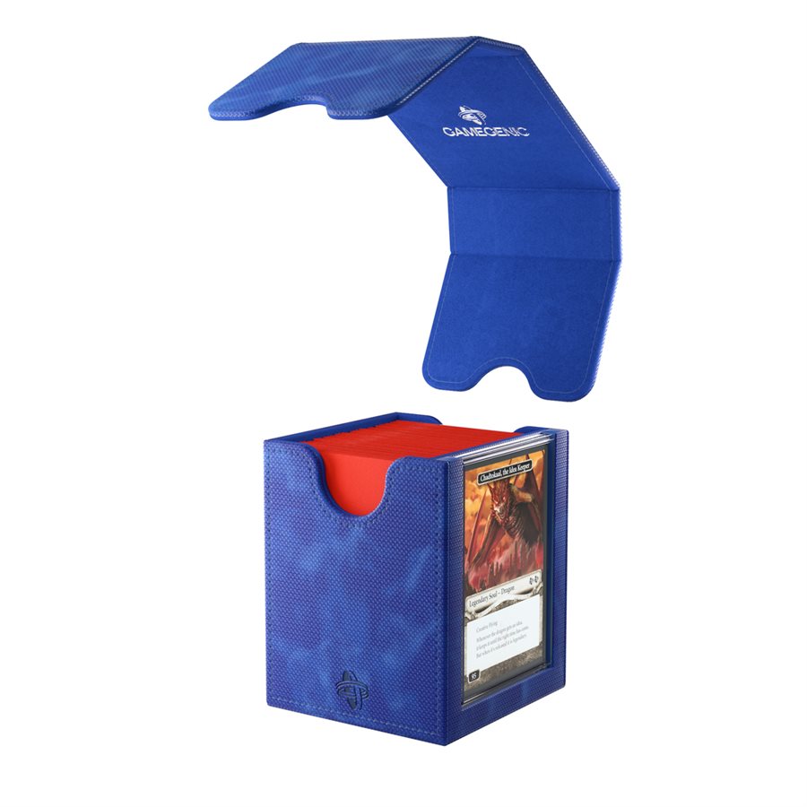 Deck Box: Squire Plus XL: Blue (100 ct) - Trinity Hobby