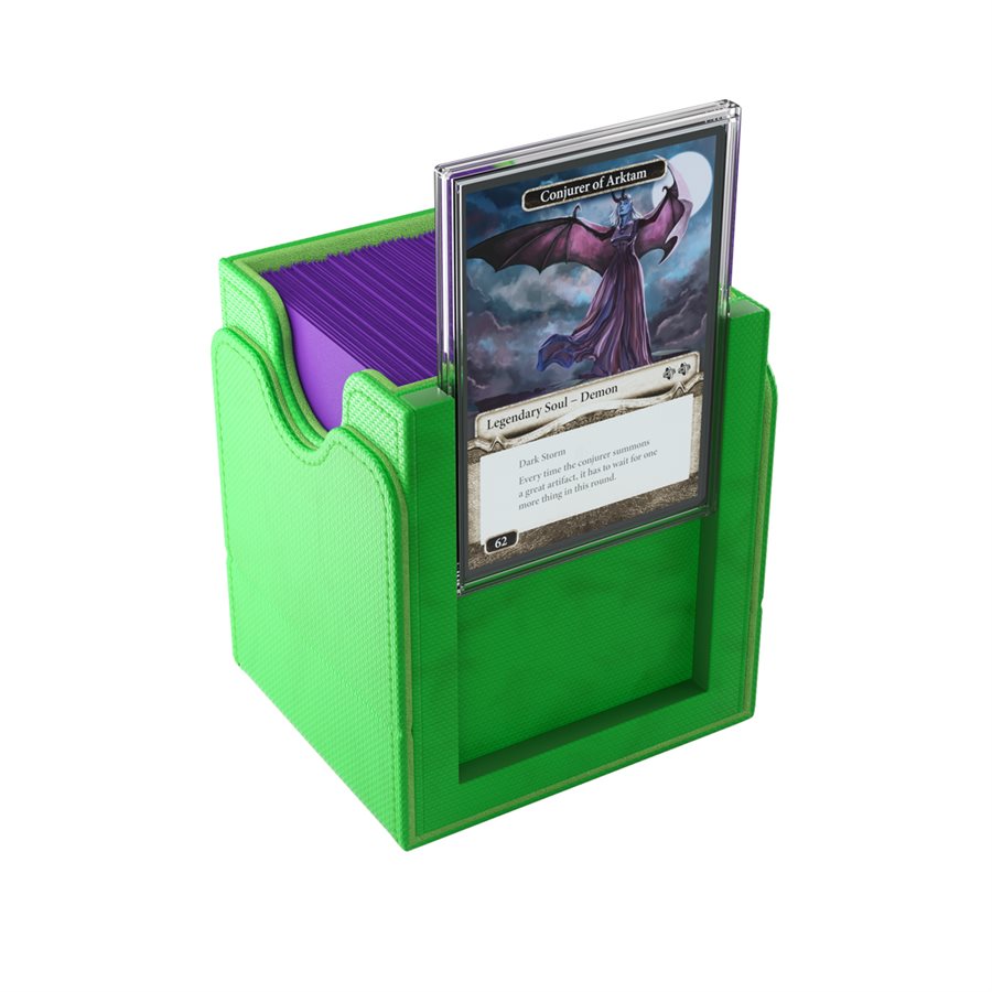 Deck Box: Squire Plus XL: Green (100 ct) - Trinity Hobby
