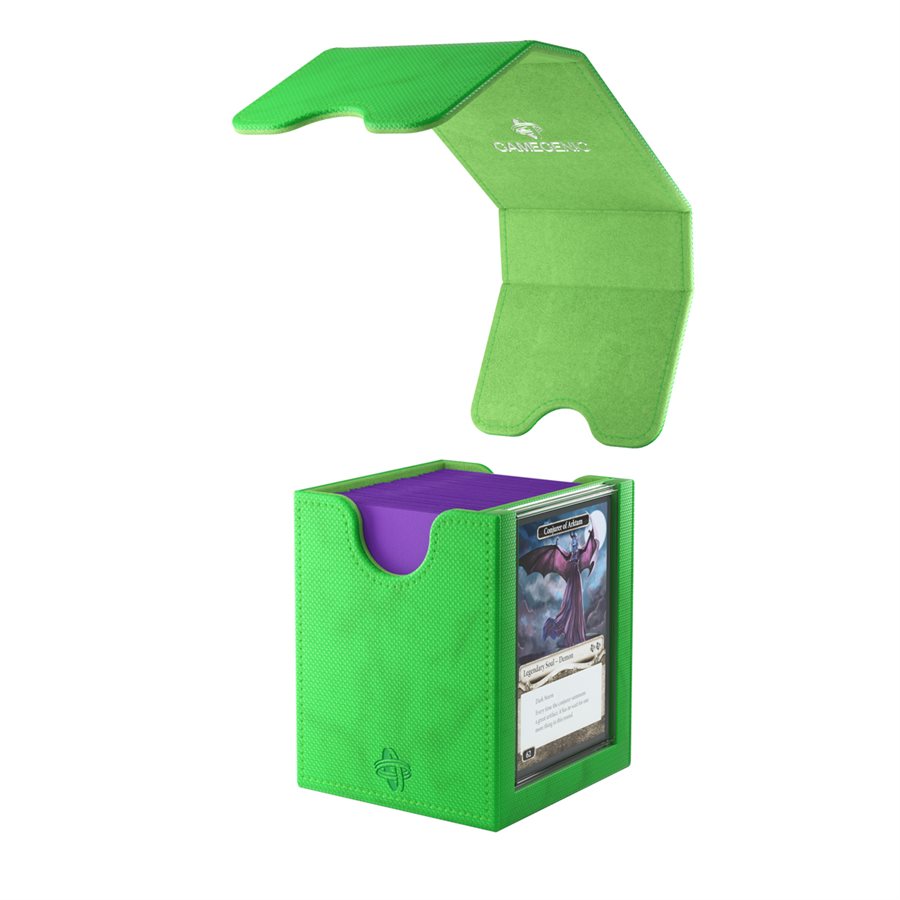 Deck Box: Squire Plus XL: Green (100 ct) - Trinity Hobby