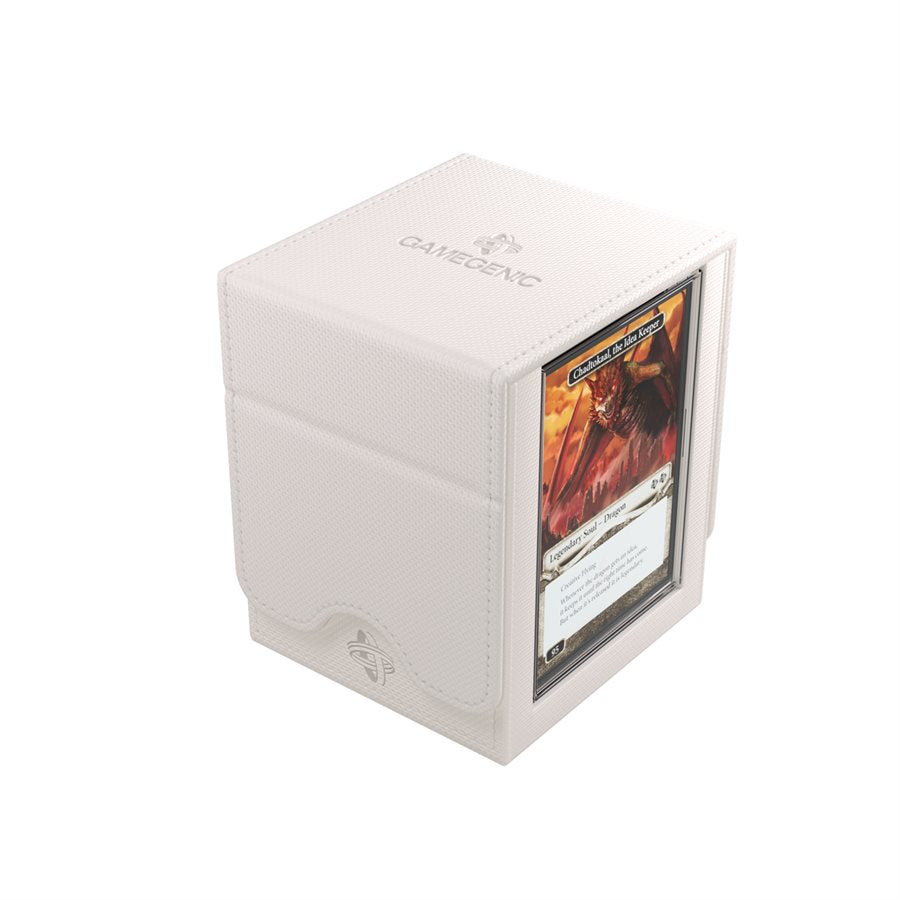 Deck Box: Squire Plus XL: White (100 ct) - Trinity Hobby