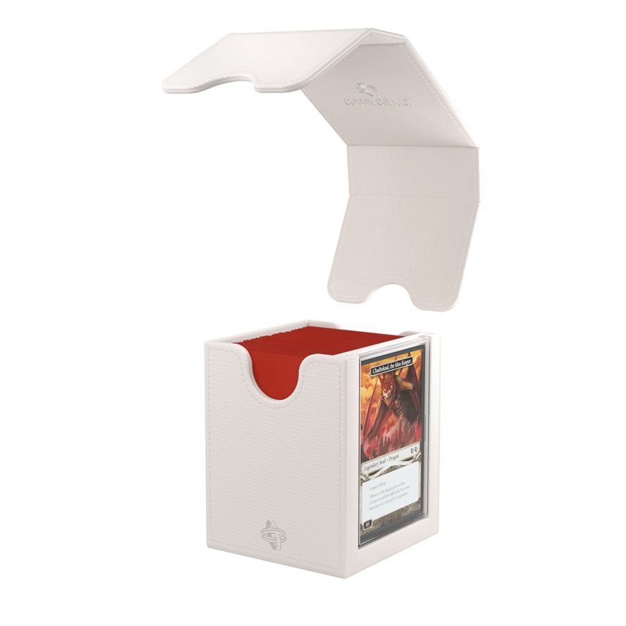 Deck Box: Squire Plus XL: White (100 ct) - Trinity Hobby