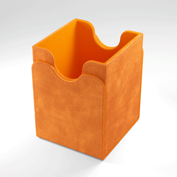 Deck Box: Squire XL Orange (100ct) - Trinity Hobby