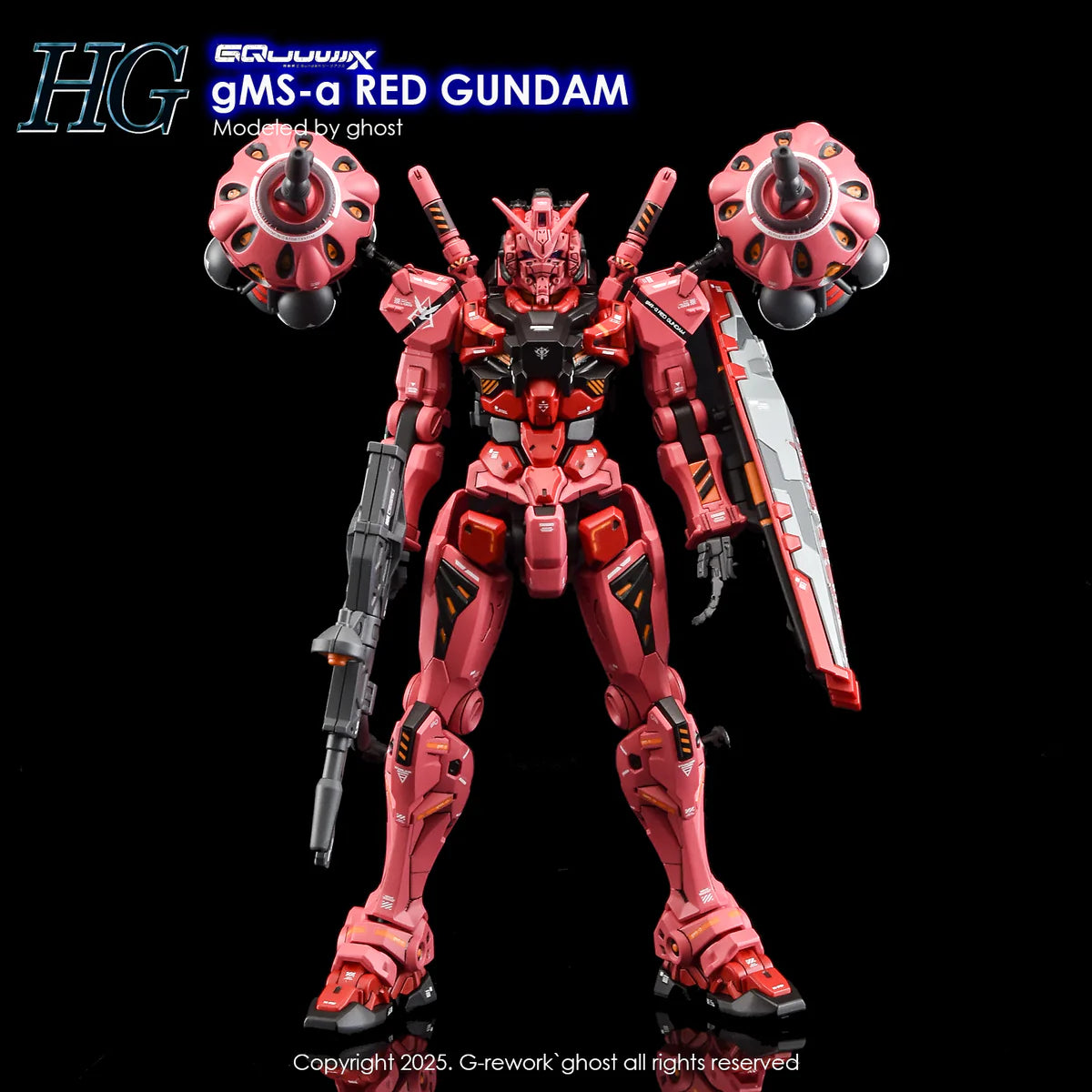 GREWORK [HG] [GQuuuuX] Red Gundam Water Decal - Trinity Hobby