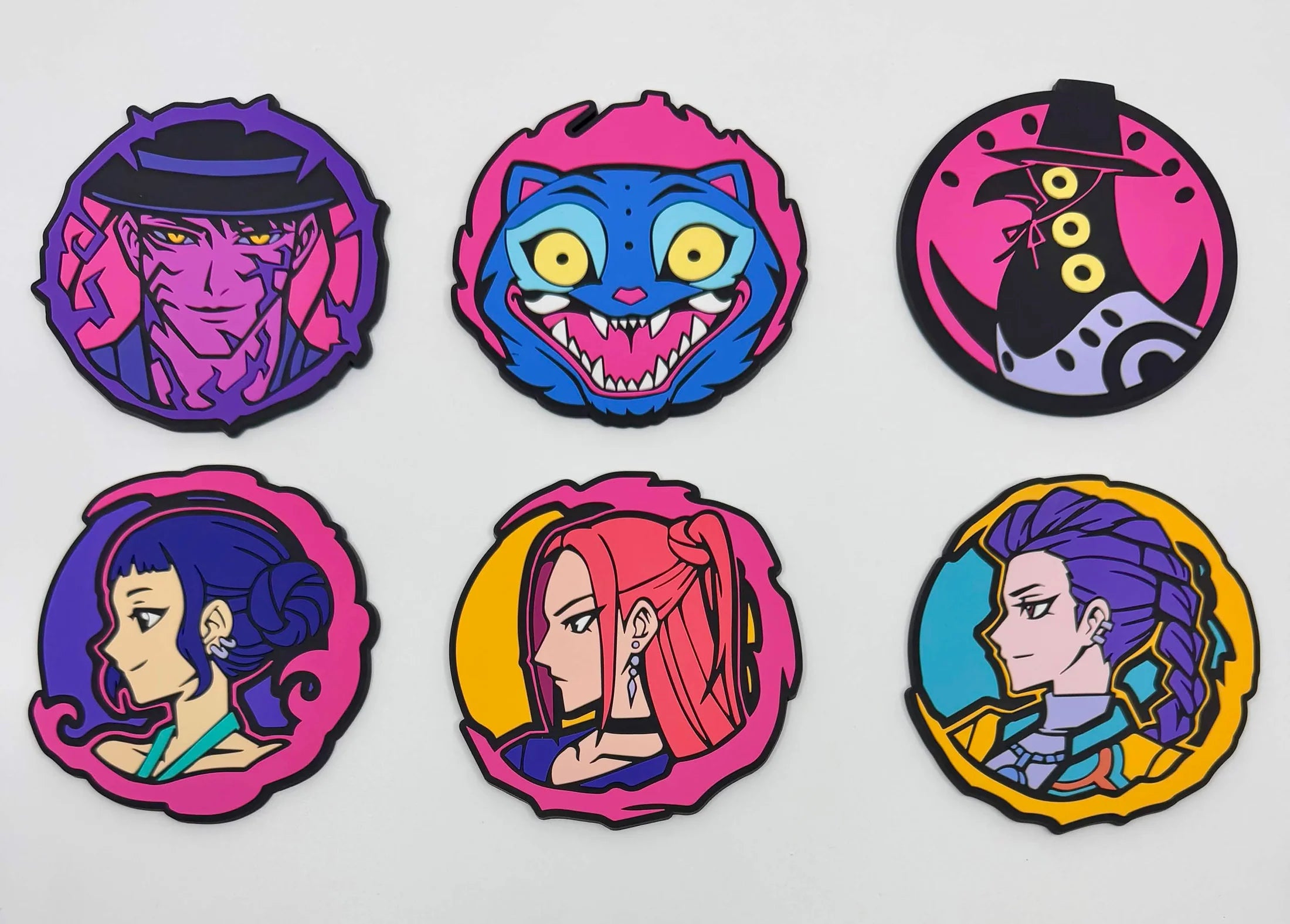 Manamoon Demon Huntrix Vinyl Coasters (Set of 6)