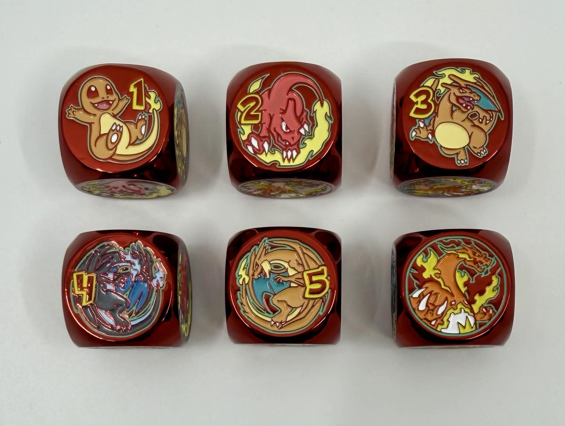 Manamoon Metal Plated Lizardo Dice - Regular (Set of 2 Dice)