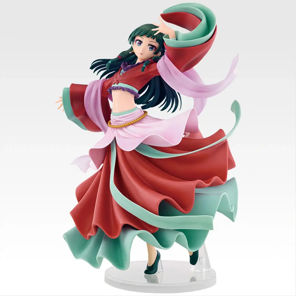 Anime figure of Maomao from The Apothecary Diaries by Bandai Spirits, detailed pose and vibrant colors from the Bandai Spirits collection.