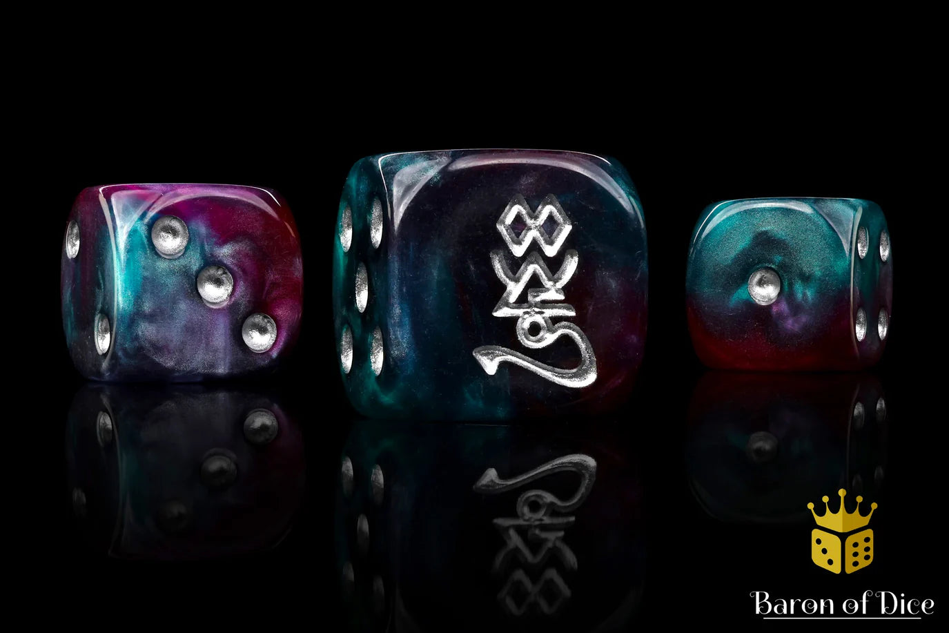 [Pre-Order] Baron of Dice - (ROUND EDGE) Infinity Elves [25 CT] - Trinity Hobby