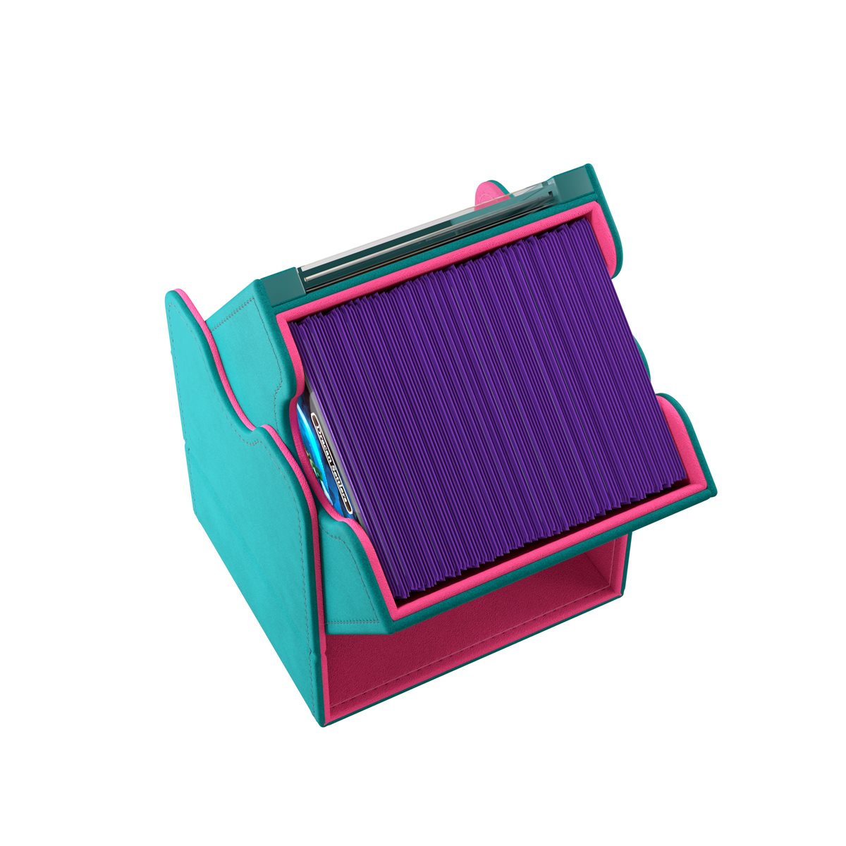Deck Box: Squire XL: Teal/Pink (100 ct) - Trinity Hobby