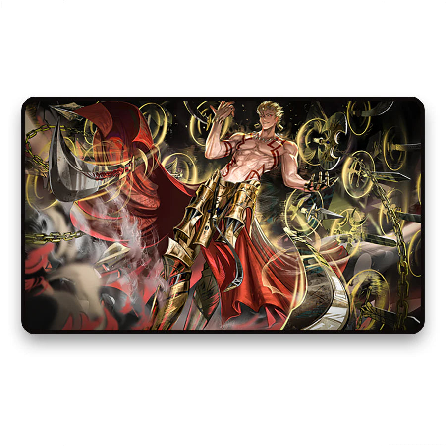Manamoon King of Heroes 1-Player Plush Hybrid Playmat (Limit 1 Per Person) - Trinity Hobby