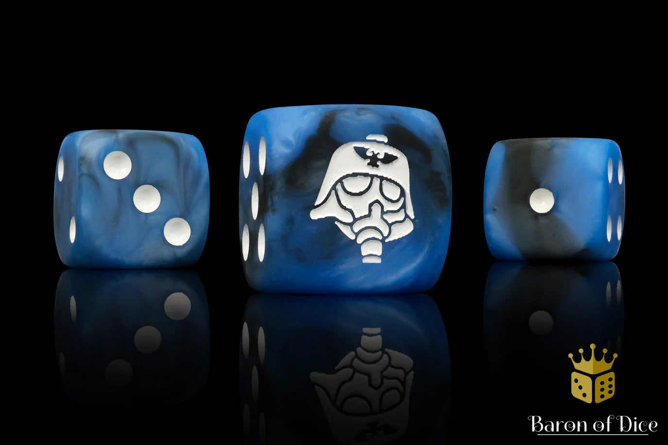 [Pre-Order] Baron of Dice - (ROUND EDGE) Kloned Corps Dice - Helmet [25 CT] - Trinity Hobby