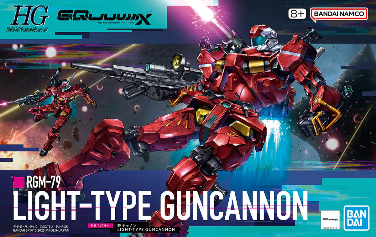 BANDAI HOBBY HG 1/144 Light-type Guncannon GQuuuuuuX