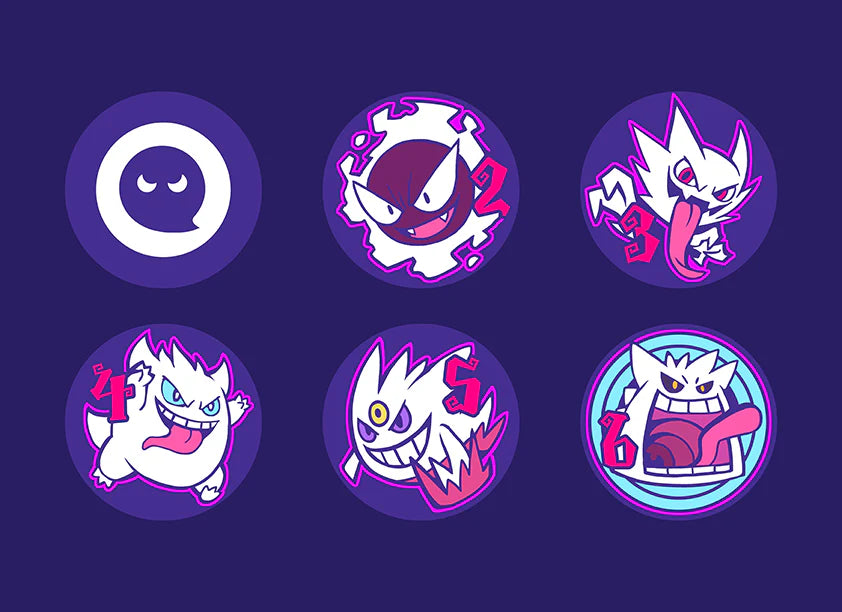 Manamoon Haunted Metal Plated Dice SHINY (Set of 2 Dice) - Trinity Hobby