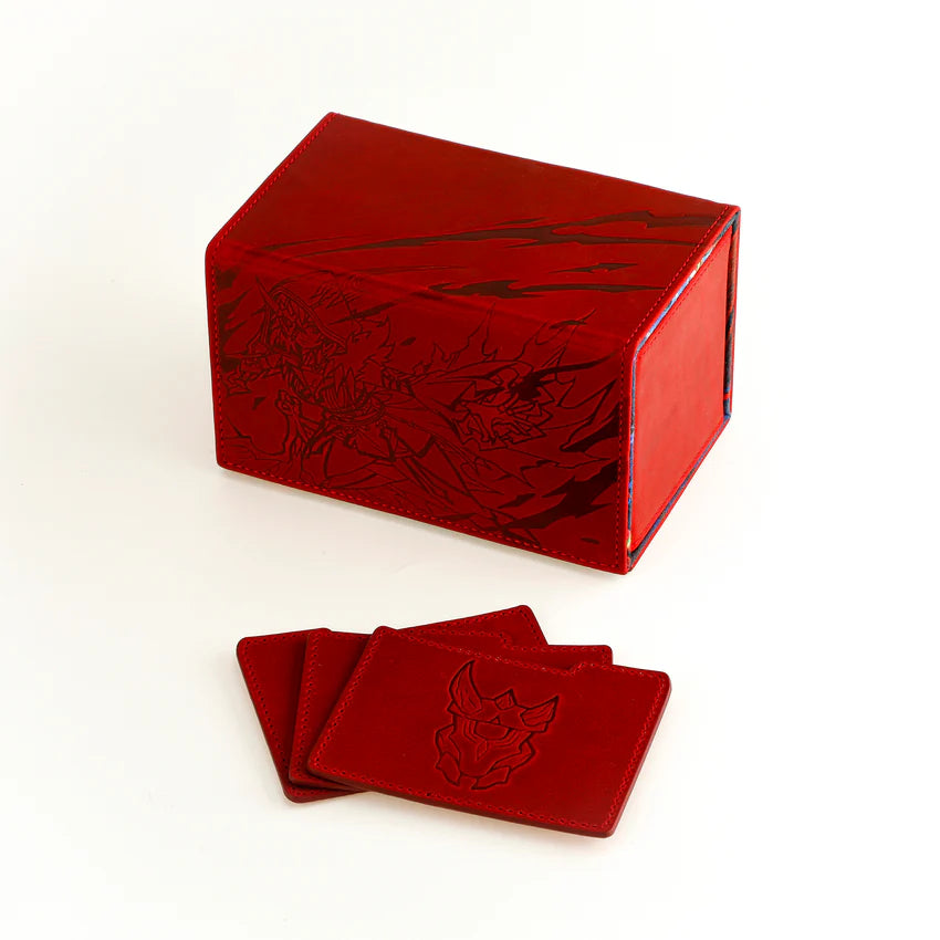 Manamoon Red Belle - Crimson Curse - Genuine Leather Dicewinder Deck Box (Limit 1 Per Person) - Trinity Hobby