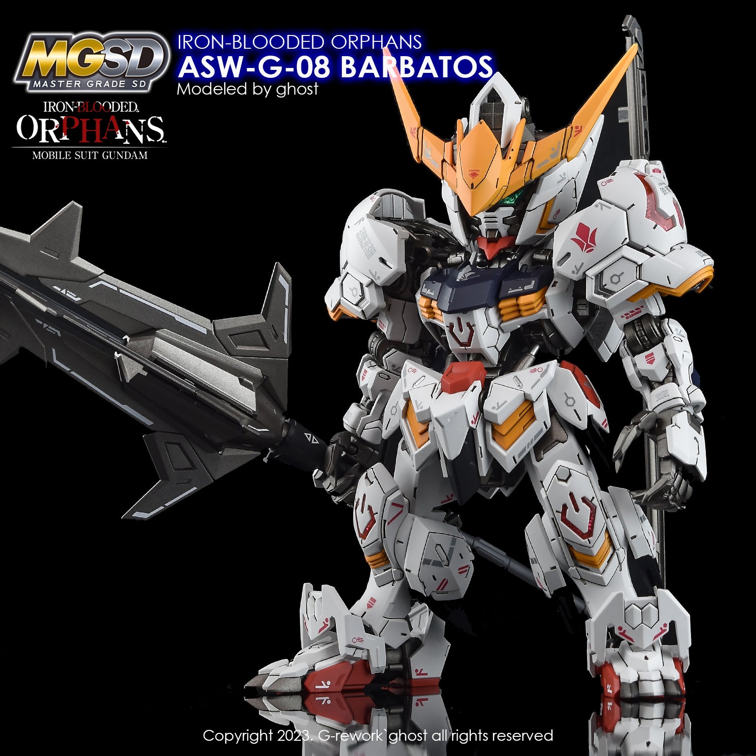 G-rework [MGSD] GUNDAM BARBATOS DECAL