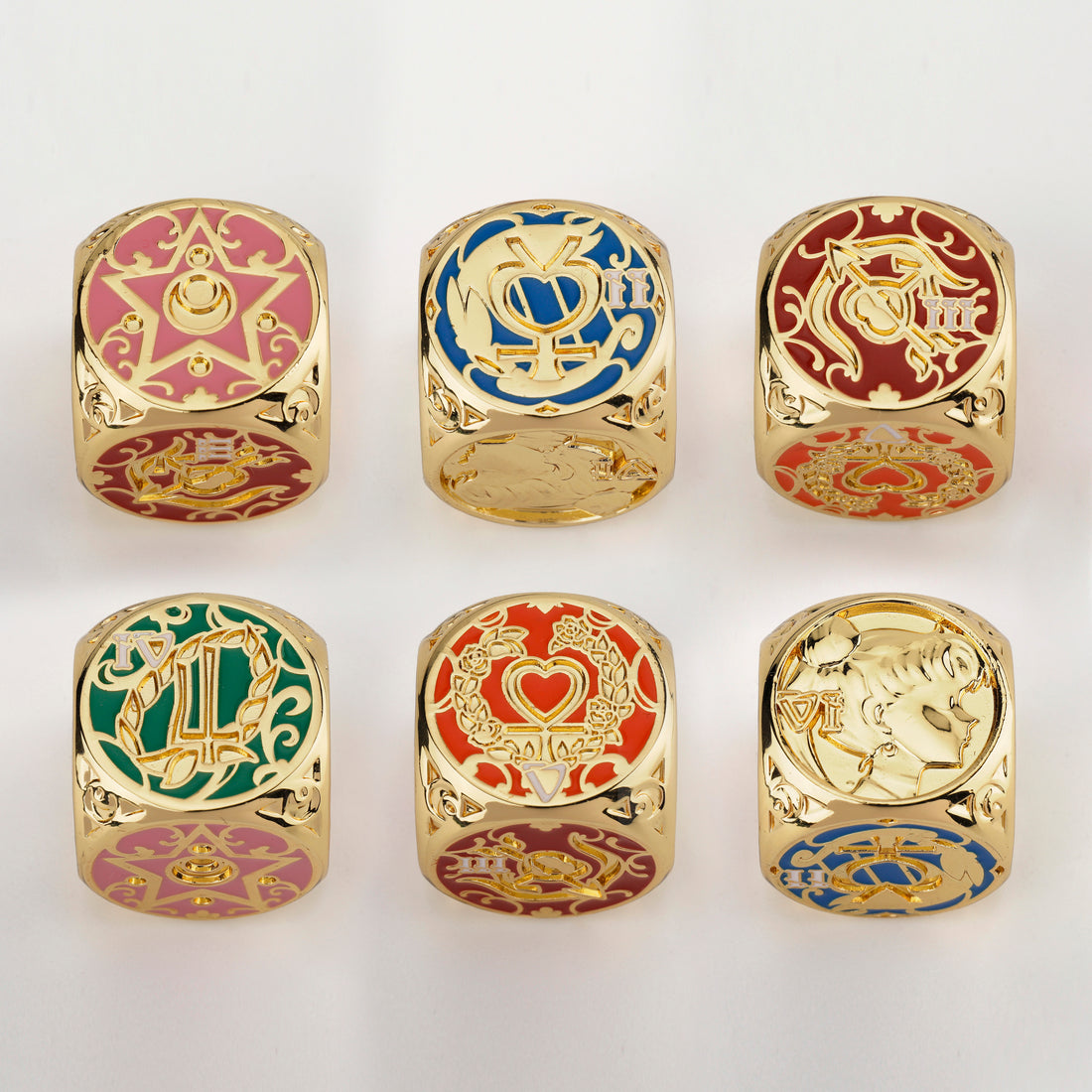 Manamoon Moon Scouts Metal Plated Die (Set of 2 Dice) - Trinity Hobby