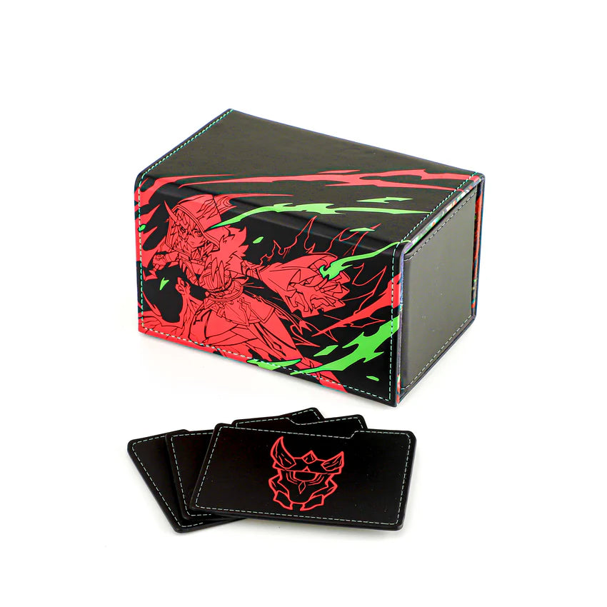 Manamoon Red Belle - Viridian Vex - Faux Leather Dicewinder Deck Box (Limit 1 Per Person) - Trinity Hobby